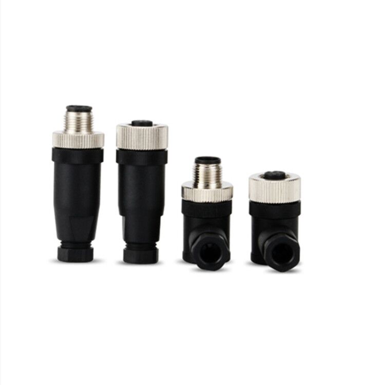 防水航空插头传感器插头M12-4芯5芯68芯针孔连接器插头A B D型-图3