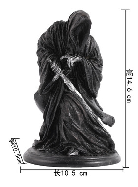 新款独立站跨境 哥特魔戒指环王周边巫王戒灵雕像手办树脂摆件模