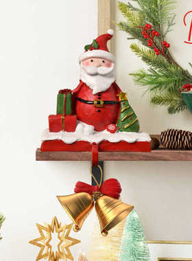 跨境新品圣诞老人挂袜器