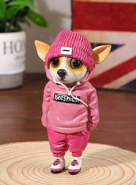 背包小狗树脂工艺家居摆件