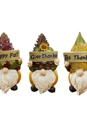 小矮人精灵地精树脂装饰摆件