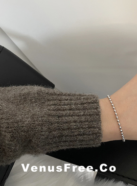 博主日常灵魂极简约ins风银饰