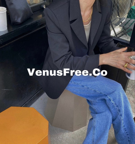 4款不掉色 ins博主B备法式粗厚金色光面牛角包螺纹戒指环男女欧美 - 图2