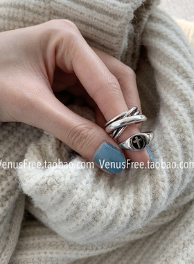 两款选可调925纯银多层加厚戒指