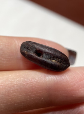 藏区老青稞卡子18mm 念珠配饰配珠侧挂背云散珠手串文玩散珠 762