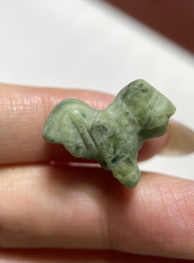 老地方玉小动物背云16.5mm 星月紫檀念珠卡子diy配饰配珠老珠 653