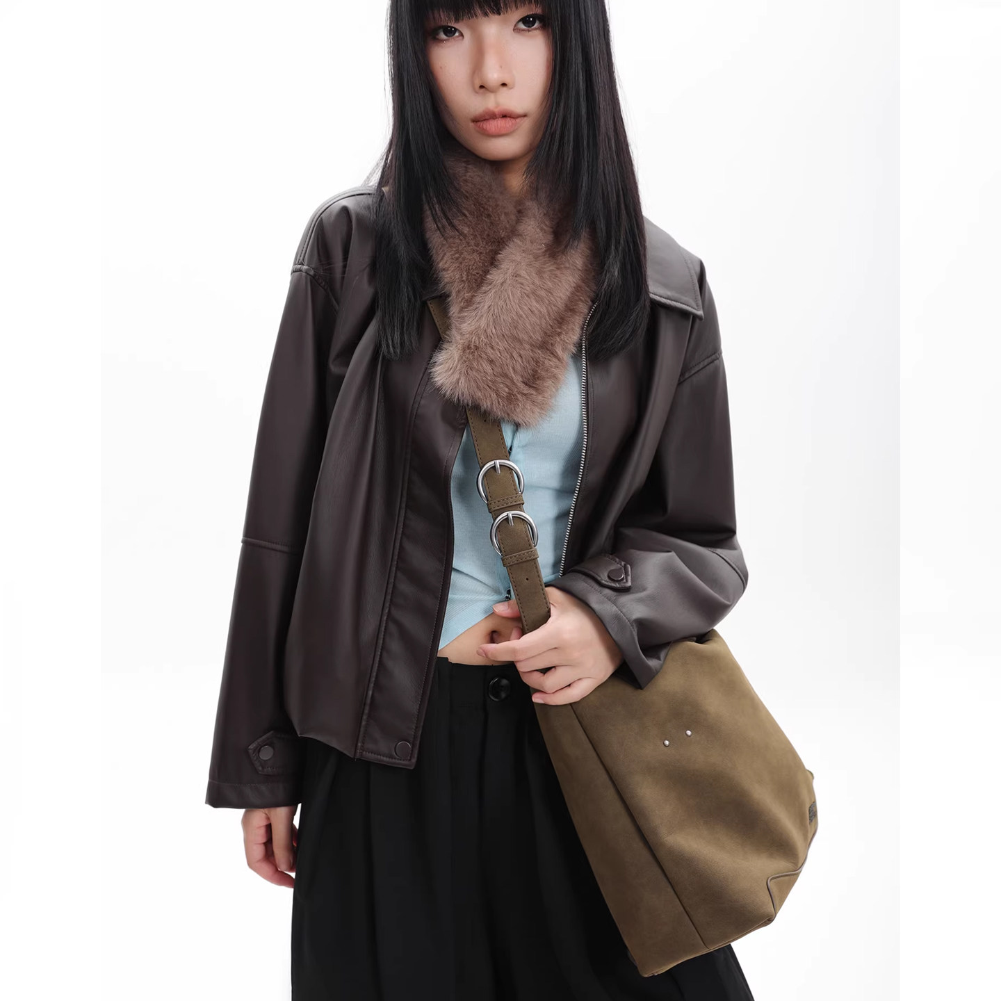 简着26SS 原创 佐尔马 橄榄绿 hobo包大容量通勤托特包单肩斜挎包,淘宝优惠券,粉丝福利购,淘宝优惠卷