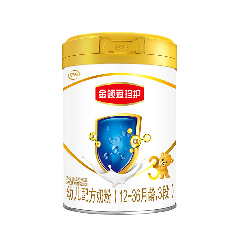 伊利金领冠珍护3段12-36个月单罐 金领冠婴幼儿牛奶粉