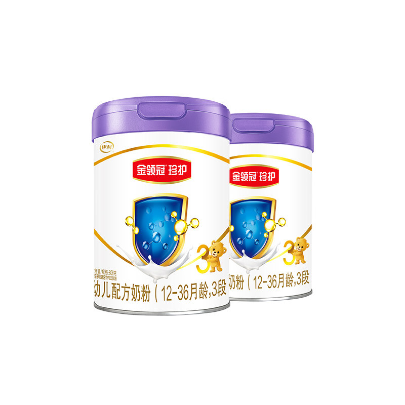 伊利金领冠珍护a2 3段808g*牛奶粉 金领冠婴幼儿牛奶粉