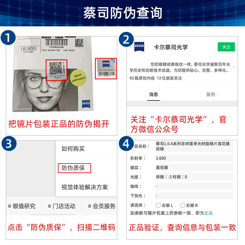 蔡司镜片泽锐近视防蓝光1.74钻立方新清锐铂金膜配眼镜官方旗舰店 - 图3