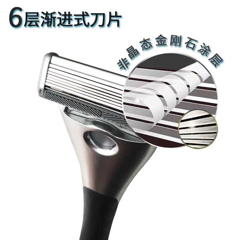 德国进口6层刀头阿帕奇六层手动剃须刀老式刮胡刀片天弓刀头正品,淘宝优惠券,粉丝福利购,淘宝优惠卷