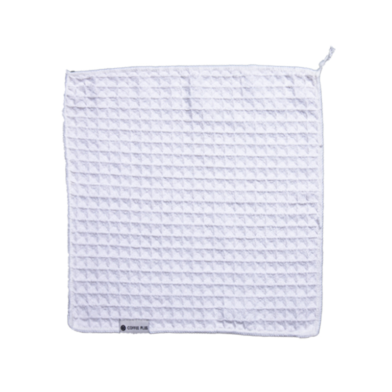 Barista's special rag coffee bar absorbent towel coffee machine cleaning rag with lanyard waffle square towel
