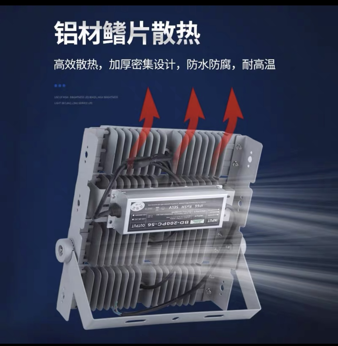 亚明led投光灯隧道高杆模组工地厂房户外防水球场大功率照明 路灯 - 图2