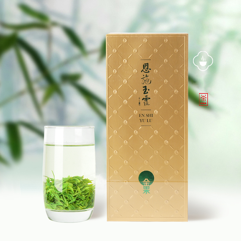 新茶2024湖北茶叶恩施玉露蒸青绿茶高山明前特级100g礼盒装