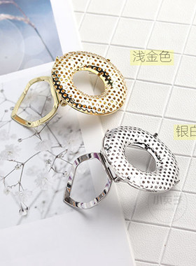 丝巾扣手工diy配件串穿珠绑线料