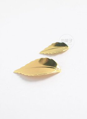 金属叶子diy手工饰品配件铜材料