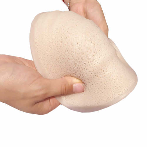 苾美 蜂窝孔新品义乳微孔假乳轻便透气术后无膜硅胶假胸假乳房女 - 图2