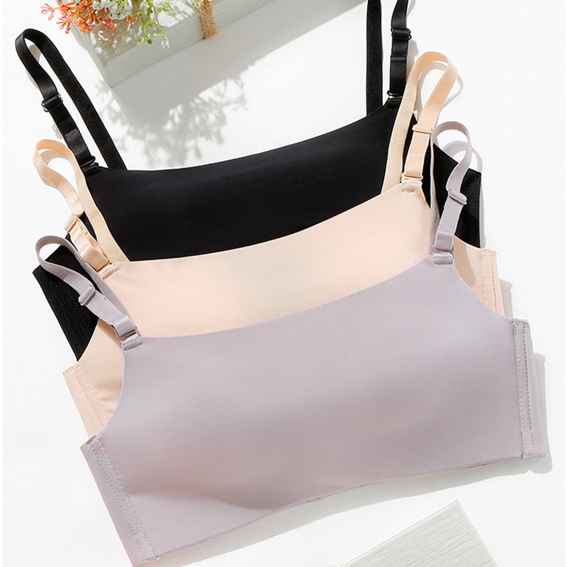 韩束防走光裹胸式无钢圈一片式抹胸 韩束内衣文胸