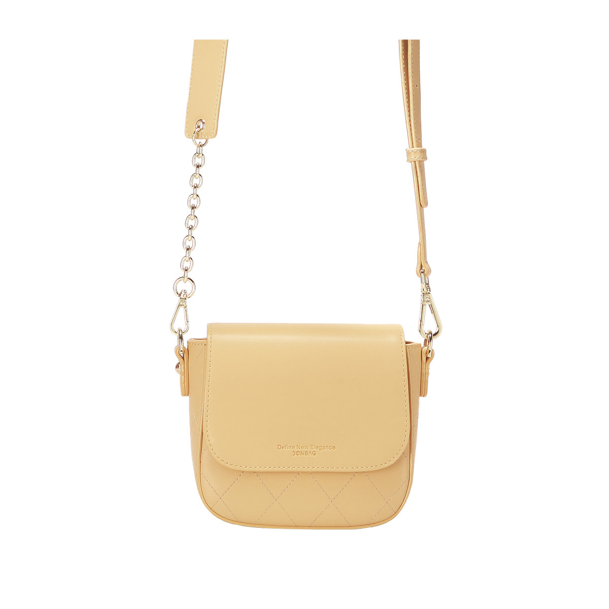 简佰格黄色新款2020春夏可爱小包包 简佰格女士包袋