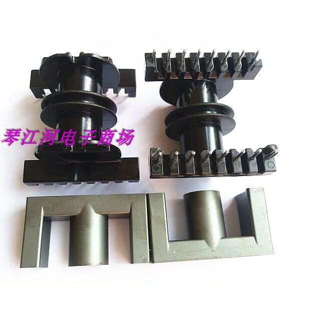ER40EC40EER40 变压器磁芯骨架双槽8+8针电木骨架 - 图1