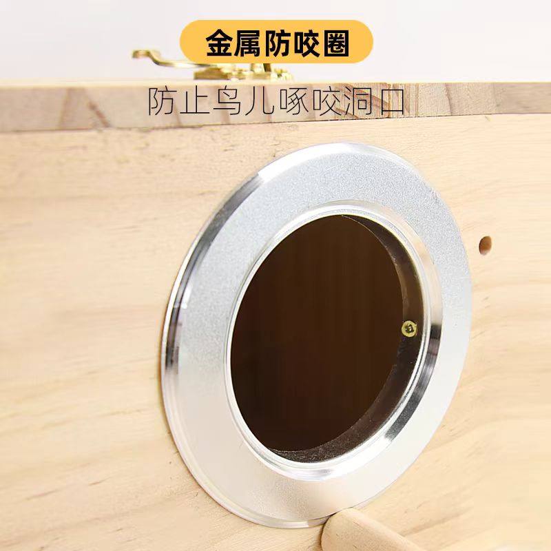 实木鹦鹉繁殖箱保暖鸟类孵化器虎皮牡丹玄凤小太阳鸟用保温鸟窝,淘宝优惠券,粉丝福利购,淘宝优惠卷