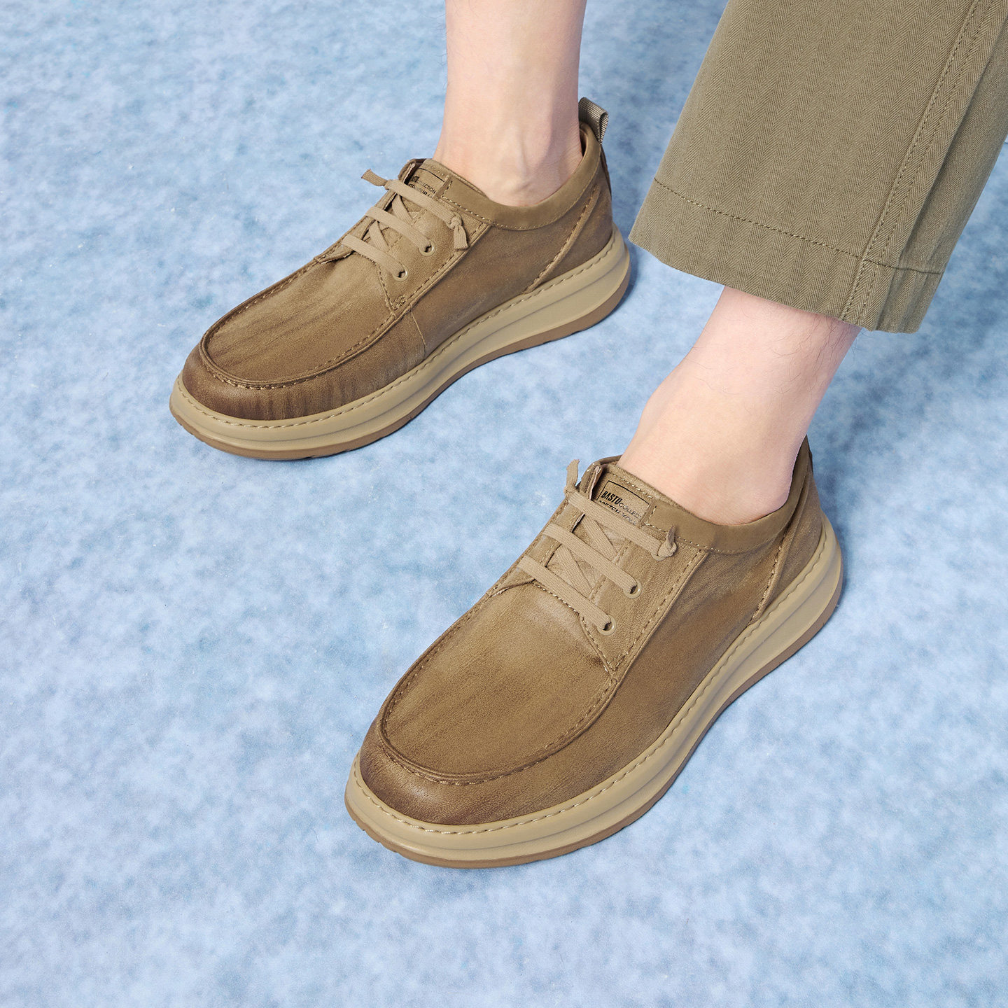 百思图2025秋季新款商场同款休闲皮鞋时尚商务厚底男鞋L3367CM5,淘宝优惠券,粉丝福利购,淘宝优惠卷