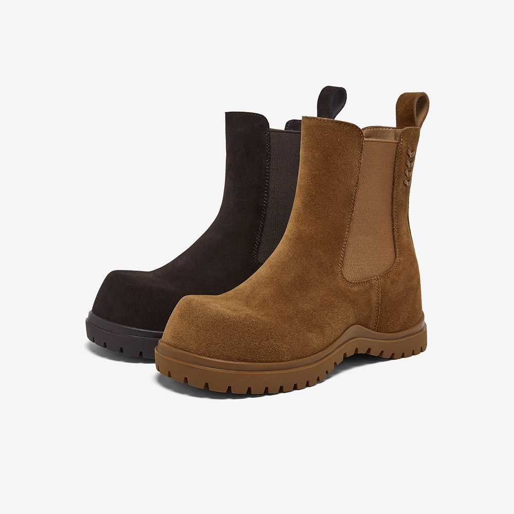 百思图2025冬季商场新款真皮厚底切尔西靴烟筒靴女短靴W0592DZ5,淘宝优惠券,粉丝福利购,淘宝优惠卷