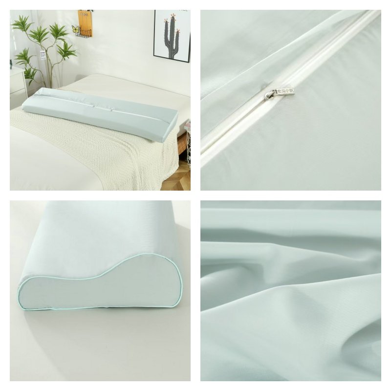 全棉乳胶枕套40X120150180双人100支高低纯棉丝滑记忆枕套可定做,淘宝优惠券,粉丝福利购,淘宝优惠卷