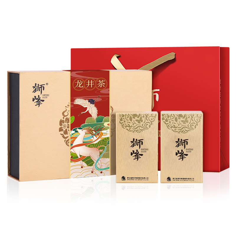 狮峰牌 核心产区 明前特级龙井茶 250g 礼盒包装