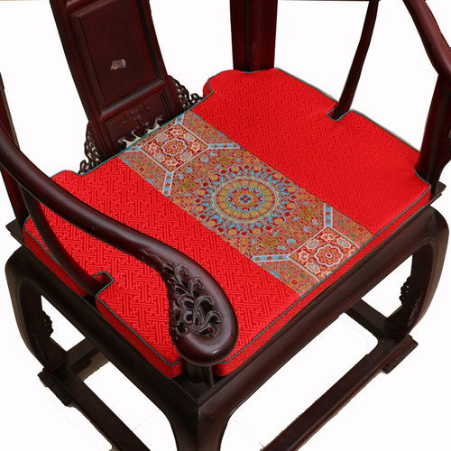 仿古典红木沙发坐垫实木中式家具座垫官帽皇宫圈椅垫加厚海绵定做 - 图3