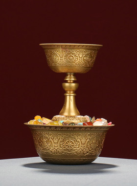 佛前八供套装摆件吉祥碗花食子