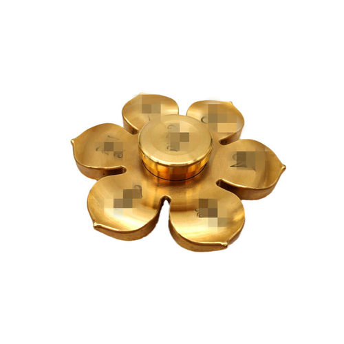 七宝莲花黄铜手捻转金轮缩微胶片指尖陀螺观音六字文殊手指捻转轮 - 图3