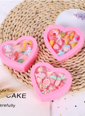 儿童戒指指环宝女童公主可爱女孩首饰品卡通塑料小戒指幼儿非玩具