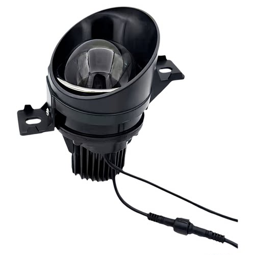 汽车切线款雾灯平切线LED双光透镜改装超亮远近光一体3寸专用通用 - 图3