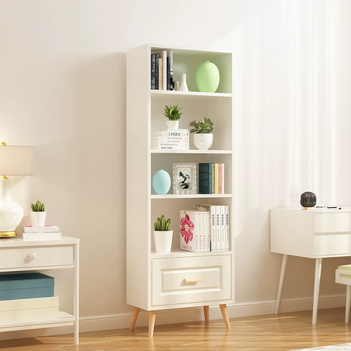Северный книжный шкаф детская простота современная книжная полка Бесплатная комбинация контейнера гостиная Langling Простая небольшая книжная полка бесплатная доставка