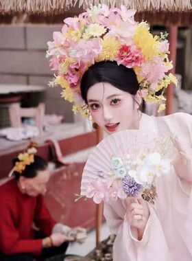 浔埔女新款爆款成品古风泉州簪花