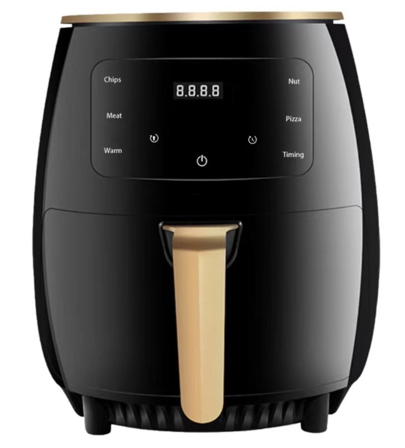 8Lbutton air fryer oven Multifunctional No lampblack空气炸锅-图1