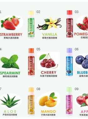 Fruity Moisturizing Lip Balm primer Improves dullness 18
