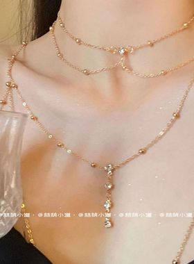 闪钻bikini胸链女身体链性感纯欲