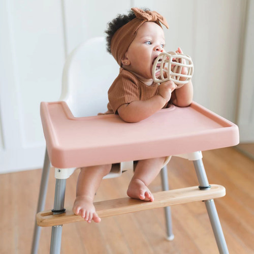 适用宜家宝宝餐椅脚踏板婴儿吃饭椅儿童餐桌椅配件高脚椅踏脚板垫 - 图0