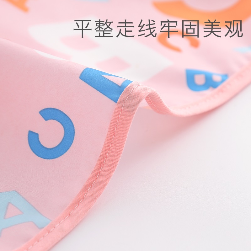 Long-sleeved baby bib for eating, anti-dirty and reverse-wearing