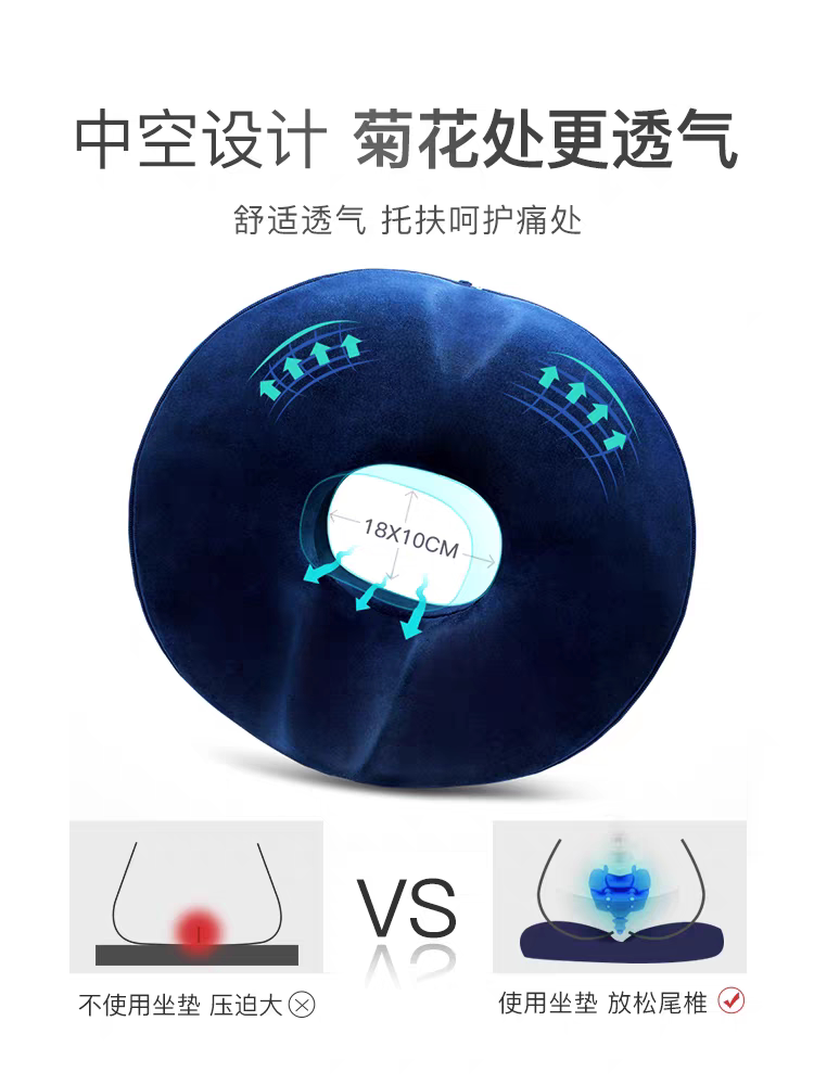 痔疮坐垫办公室久坐孕妇尾椎骨减压术后专用轮椅肛瘘防屁股痛产妇