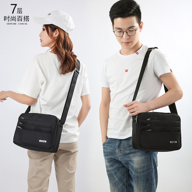 7-layer thickened waterproof Oxford cloth crossbody bag