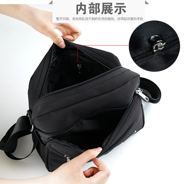 Thick waterproof Oxford bag crossbody bag men's shoulder bag