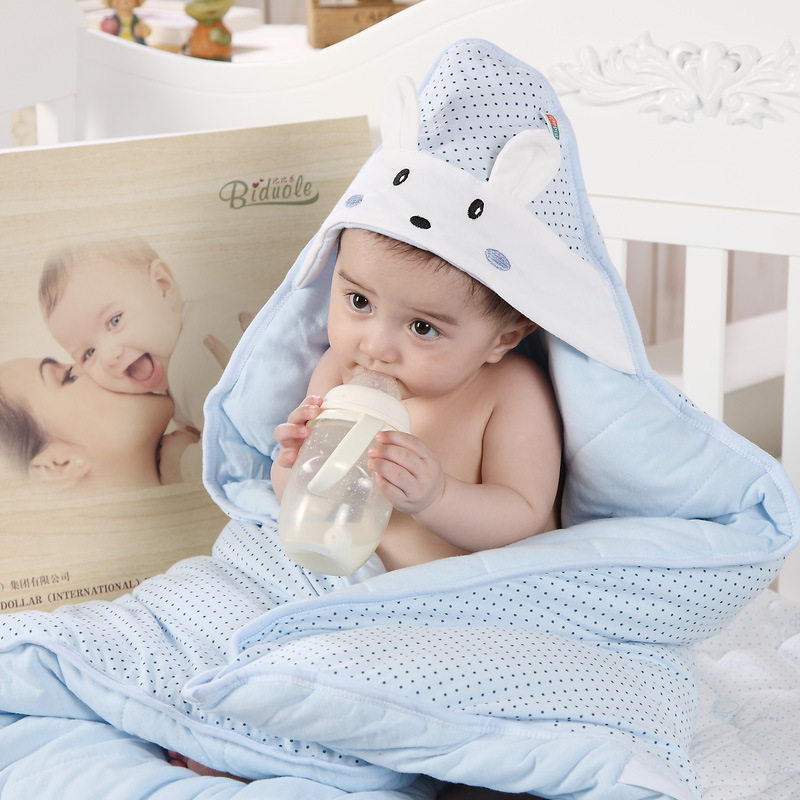 工厂加工一件代发招代理婴儿抱被新生儿包被纯棉春秋襁褓包毯,淘宝优惠券,粉丝福利购,淘宝优惠卷