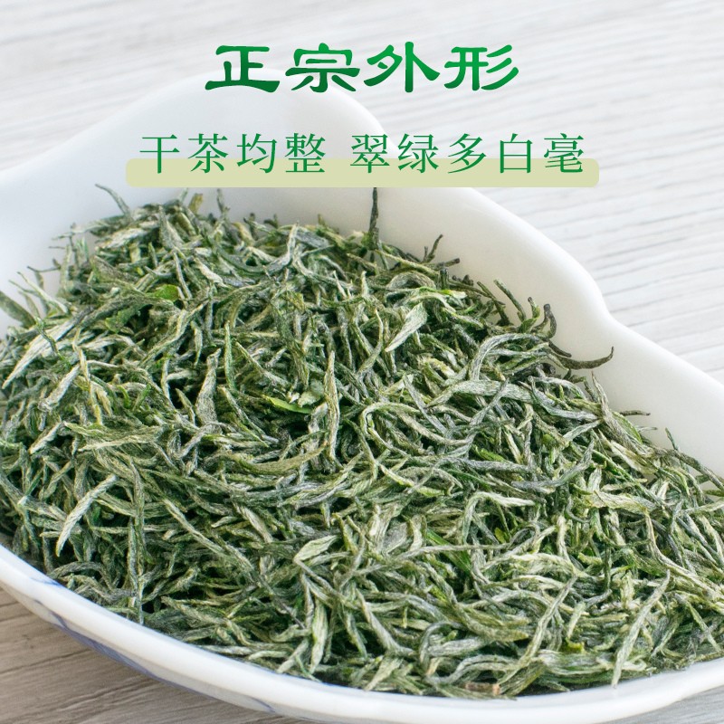 春茶上市文新信阳毛尖绿茶2024新茶茶叶明前特级嫩芽头采75g*2罐-图1