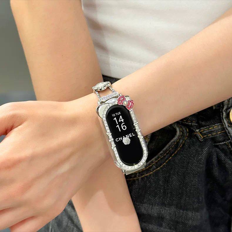 适用于小米手环10/9可爱镶钻kt猫保护套米8夏季防摔硬壳陶瓷nfc版,淘宝优惠券,粉丝福利购,淘宝优惠卷