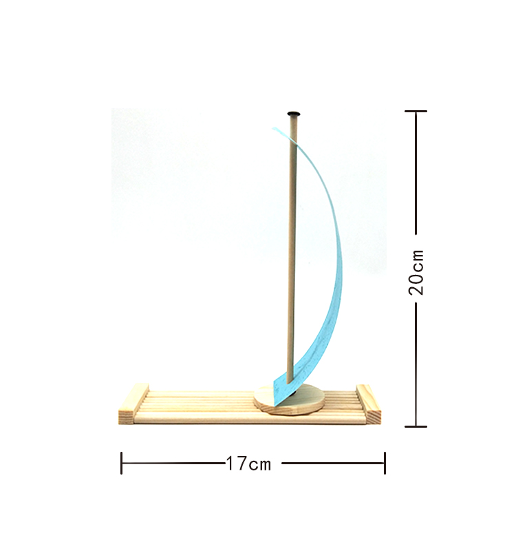 QT木筏帆船小问号科技小制作物理实验DIY小发明创造创客教具模型-图1