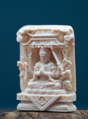 守艺男女猛犸象牙纯手工牌子吊坠