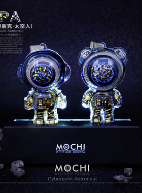 原创潮牌太空人项链男生赛博朋克